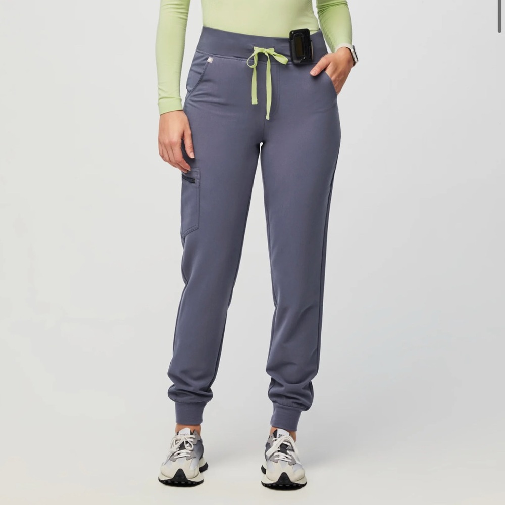 Space Navy Zamora™ High Waisted 2.0 - Jogger Scrub Pants